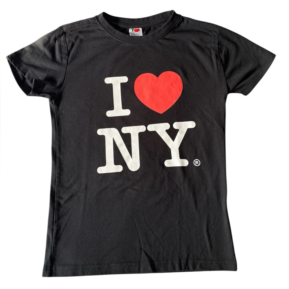 Kids Black I Love NY Graphic Tee